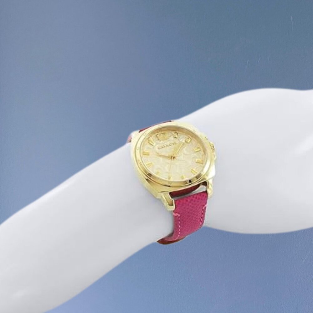 Coach Hot Pink Boyfriend Watch I Comes with box & care guide - Picture 2 of 9